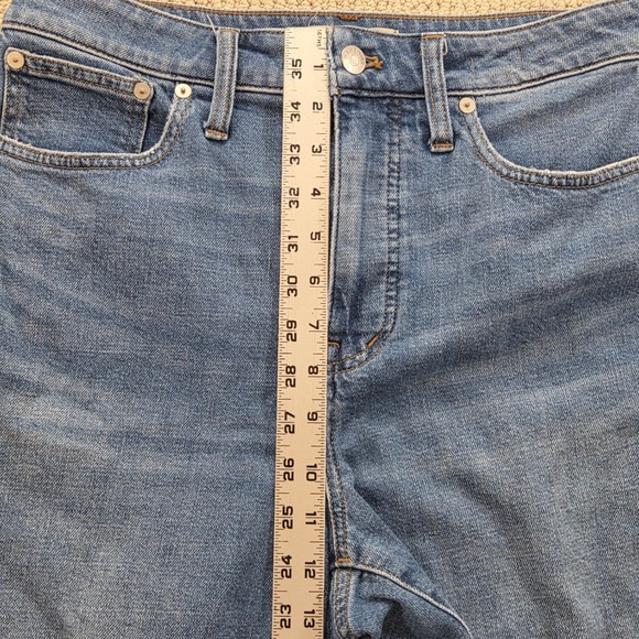 Madewell Womens Slim Demi Boot Jeans‎ 29x26 Light Wash Denim Comfort Stretch - Picture 9 of 9